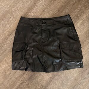 Sparkle & Fade Sleek Black Skirt